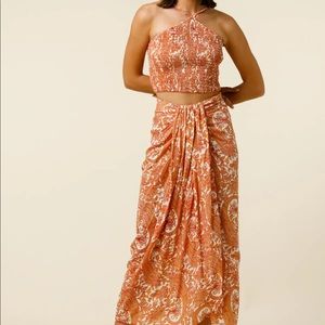 Lusana CASSIA SKIRT And Crepe Top